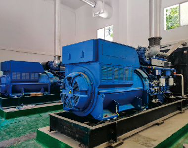 安徽池祁高速公路項(xiàng)目（2臺(tái)900KW10.5KV高壓發(fā)電機(jī)）